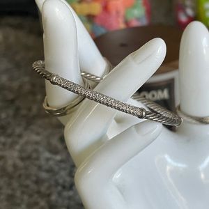 Diamond David Yurman Bar Bracelet